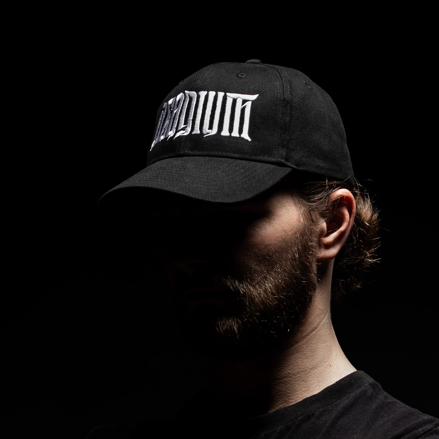 Cap with white stitch