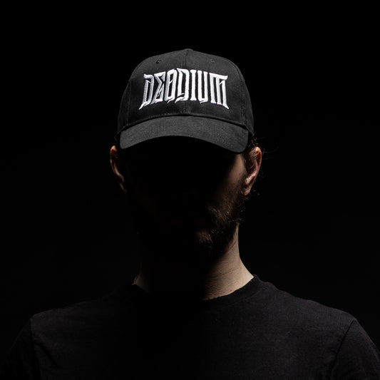 Cap with white stitch