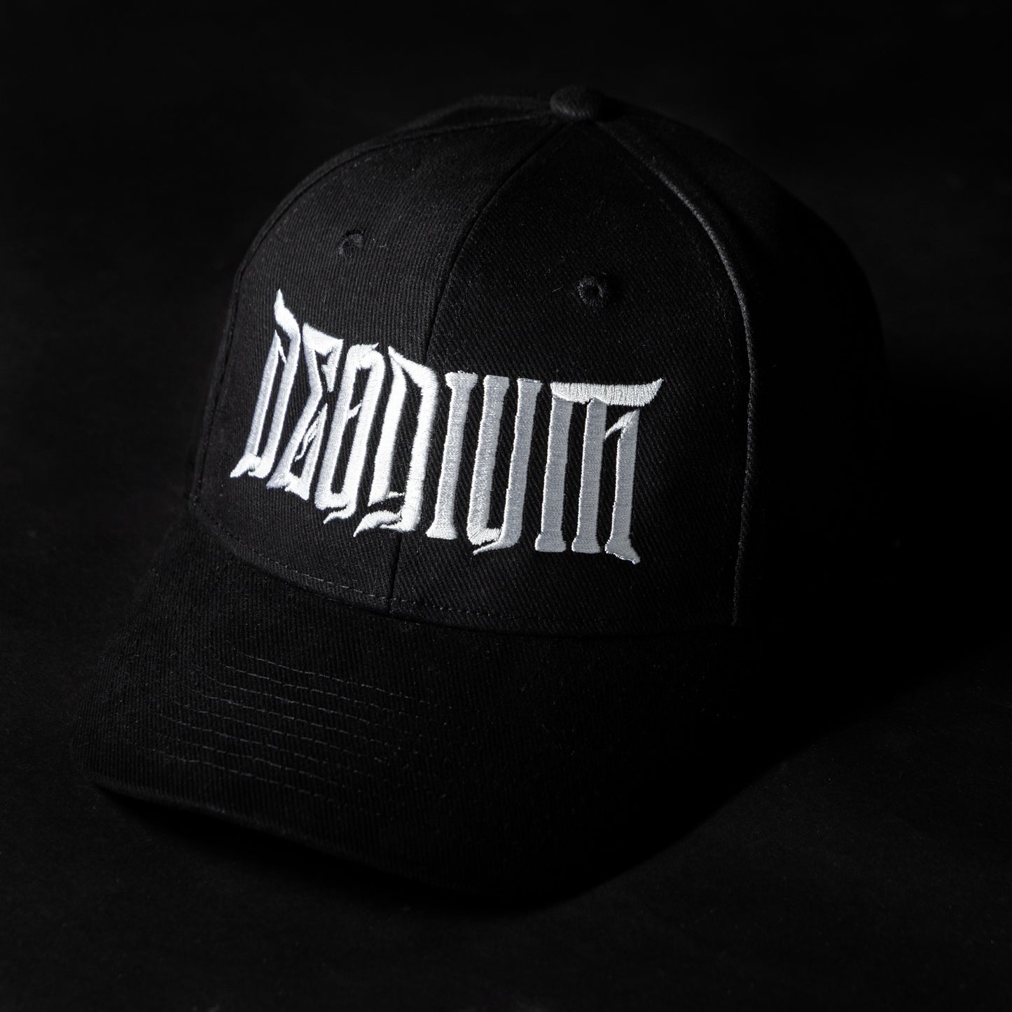 Cap with white stitch