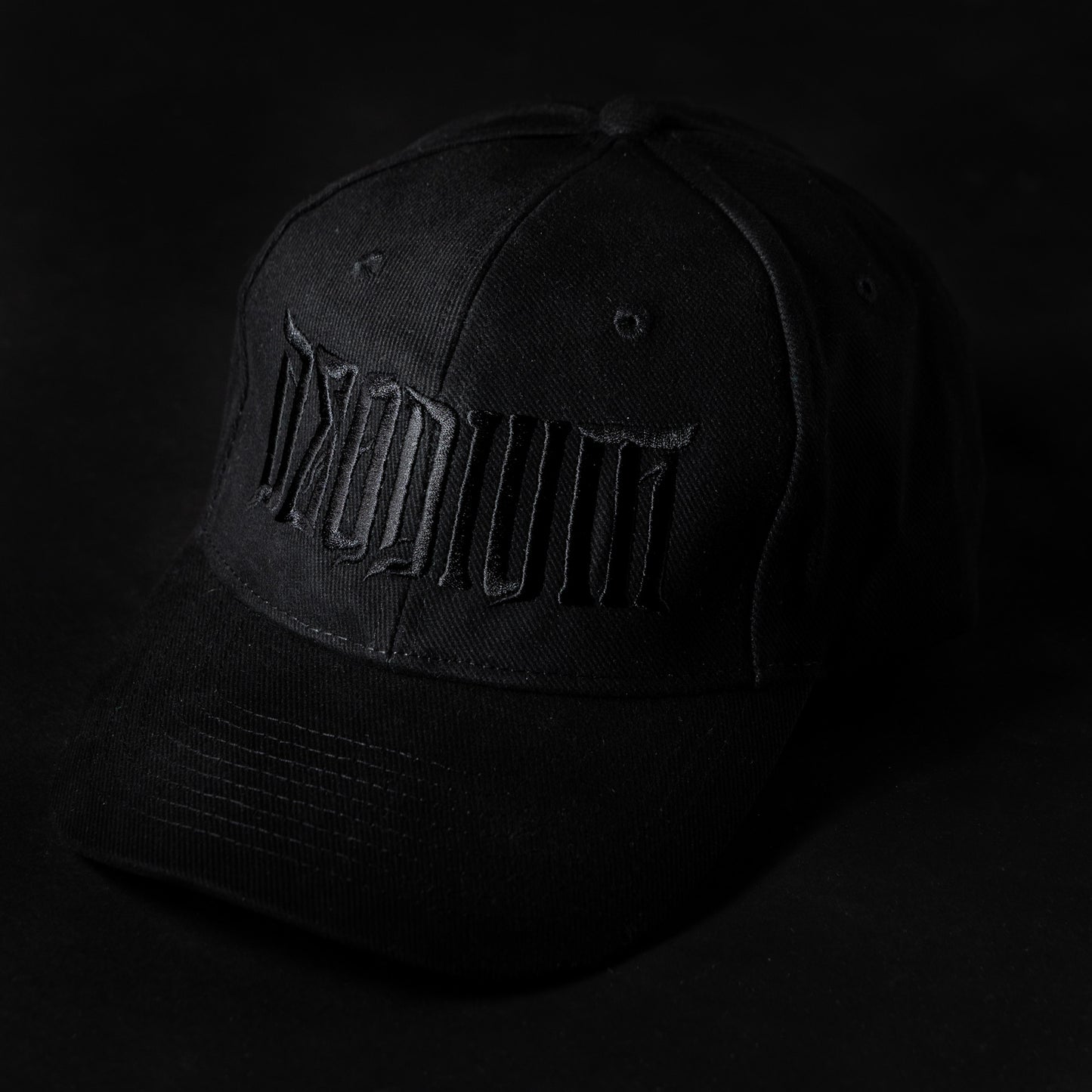 Cap Black on Black stitch